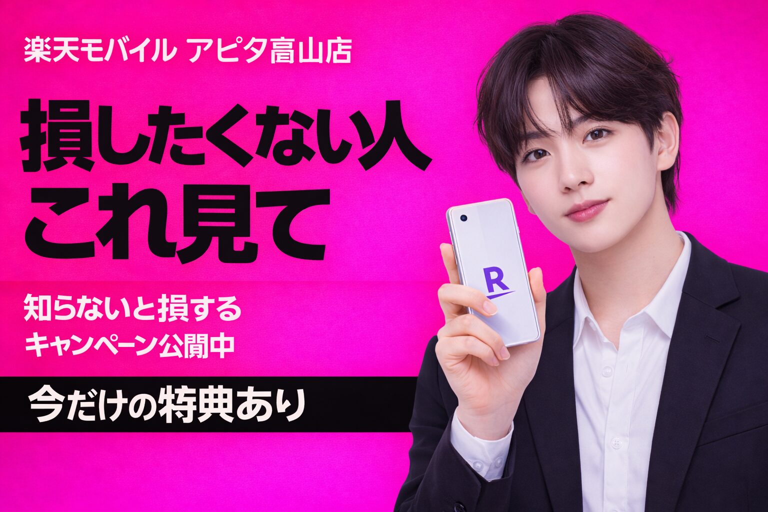 楽天モバイル アピタ富山店　おすすめキャンペーン