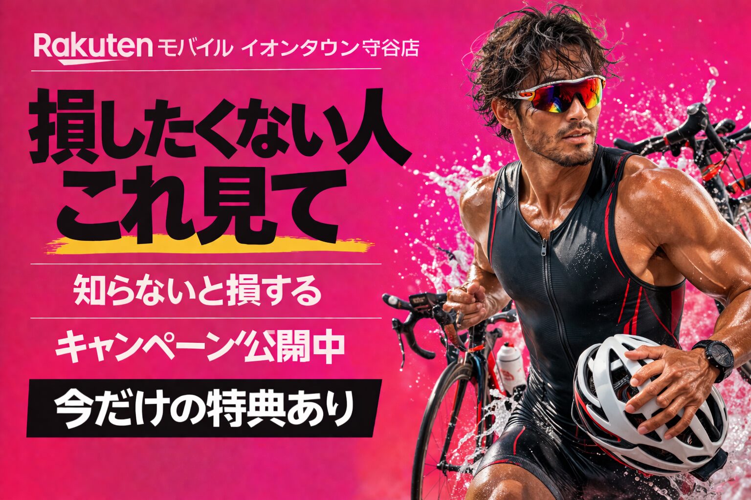楽天モバイルイオンタウン守谷店｜来店予約で最大14,000pt！最新キャンペーンまとめ